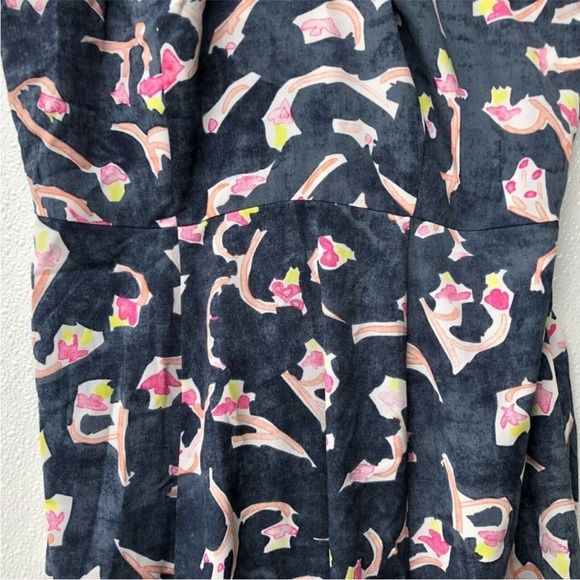 Cabi Halter Aurora Watercolor Floral Dress - Size 8 - Picture 9 of 10